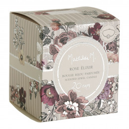 Bougie Bijou parfumée Célébrations Exquises 260 g - Rose Élixir