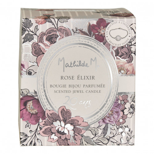 Célébrations Exquises Jewel Scented Candle 260g - Rose Élixir