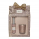Conjunto de vela e spray de ambiente Festas Encantadas - Laranja Estrelada