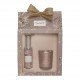 Conjunto de vela e spray de ambiente Festas Encantadas - Laranja Estrelada