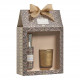 Conjunto de vela e spray ambiente Festas Encantadas - Pinheiro Dourado