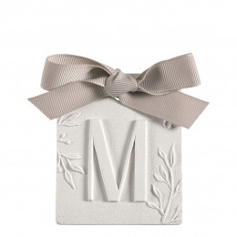 Décor parfumé lettre M - Fleur de Coton