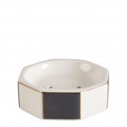 Jabonera Madame de Récamier de cerámica - Gris