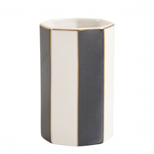 Verre de salle de bain Madame de Récamier en céramique - Gris