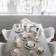 Madame de Récamier Teapot and 2 Tea Cups Set - Grey