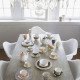 Madame de Récamier Teapot and 2 Tea Cups Set - Grey