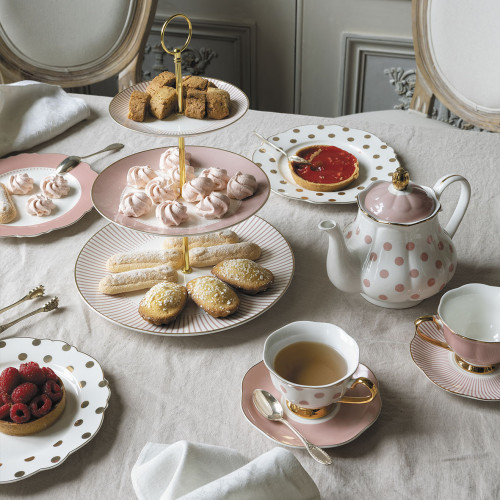 3-Tier Dessert Stand Madame de Récamier - Gray