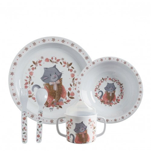 Meu primeiro conjunto de refeição Gatinho