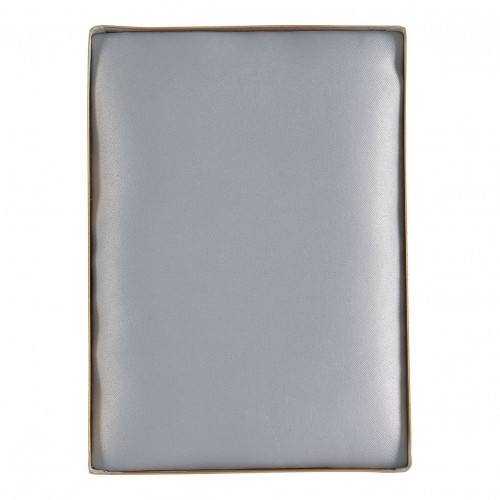 Rectangular upholstered tray for scented decor - Gray