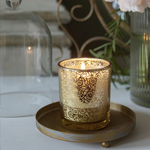 Base de metal para campana de cristal