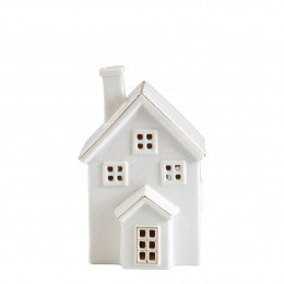 Casa decorativa LED em cerâmica - Modelo médio