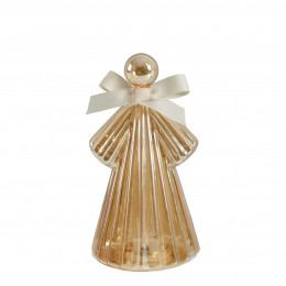 Anjo luminoso dourado - Modelo médio - H. 20 cm