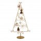 Sapin décoratif en métal doré