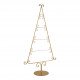 Golden metal decorative Christmas tree