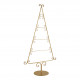 Golden metal decorative Christmas tree