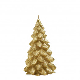 Bougie décorative Sapin - Petit modèle - H. 14 cm