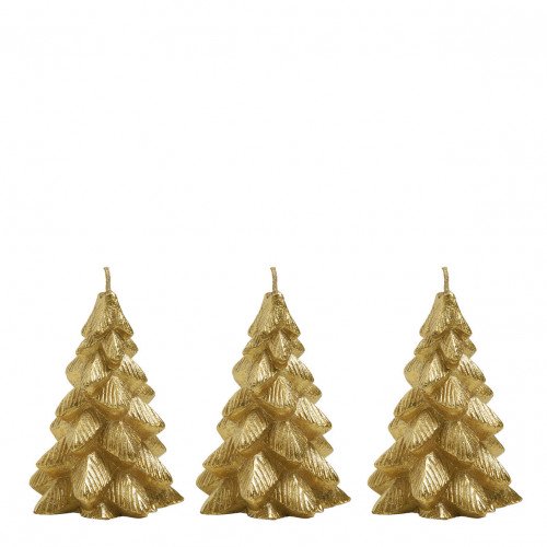 Set de 3 bougies décoratives Sapin