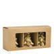 Set de 3 bougies décoratives Sapin