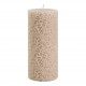 Vela decorativa perfumada Flor rosa - Modelo grande - A. 20 cm