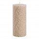 Vela decorativa perfumada Flor rosa - Modelo grande - A. 20 cm