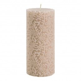 Fleur rose Scented Decorative Candle - Large Model - H. 20 cm