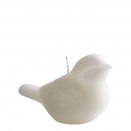 Vela decorativa perfumada Pájaro blanco - Té blanco y almizcle