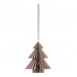 Christmas Decoration in Foldable Paper - Brown Tree