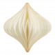 Foldable Christmas Paper Decoration - Large Size - White