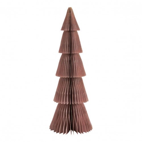 Sapin en papier pliable - Rose