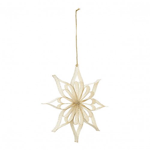 Décoration Fleur en papier pliable - Blanc
