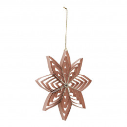 Decoración Flor de papel plegable - Rosa