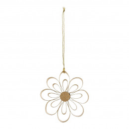 Décoration Étoile en papier pliable - Marron