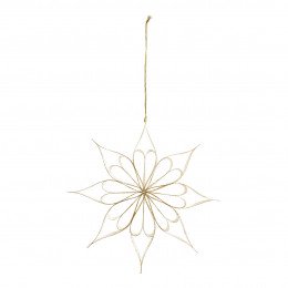 Décoration Fleur en papier pliable - Blanc