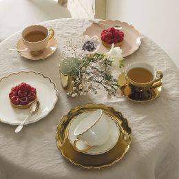 Tasse à thé Madame de Récamier - Pois roses