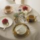 Tasse à thé et sous-tasse Marguerite - Blanc