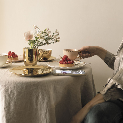 Tasse à thé et sous-tasse Marguerite - Rose Tasse à thé et sous-tasse Marguerite - Rose