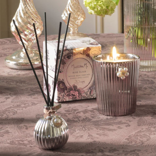 Célébrations Exquises Jewel Scented Candle 260g - Rose Élixir