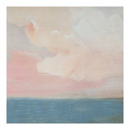 Painting trompe l'œil Sunset