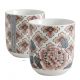 Giftset 2 cups and 2 trays - Madame de Pompadour
