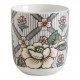 Set of 2 cups and 2 trays - Madame de Pompadour