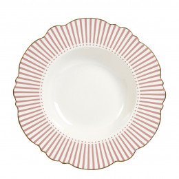 Madame de Récamier Deep Plate - Rose