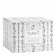 Floral Radiance Lithophane Tealight Holder in porcelain bisque