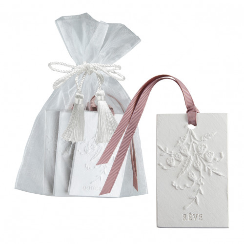 Pouch of 3 scented decorations Small Words - Fleur de Thé