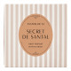 Boîte de 4 décors fondants en cire parfumée Arabesque - Secret de Santal