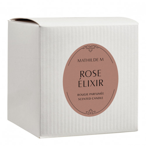 Bougie parfumée Les Intemporelles 400 g - Rose Élixir Bougie parfumée Les Intemporelles 400 g - Rose Élixir