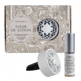 Escapades Parfumées Car Fragrance Diffuser - Fleur de Coton