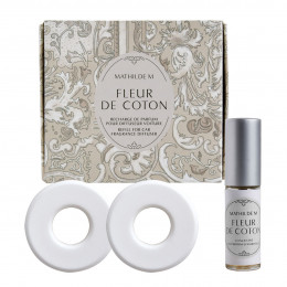 Recarga de perfume para difusor de coche Escapadas Perfumadas - Fleur de Coton