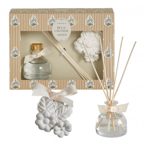 Soleil de Provence gift set with fragrance diffuser and scented decoration - Belle Lavande