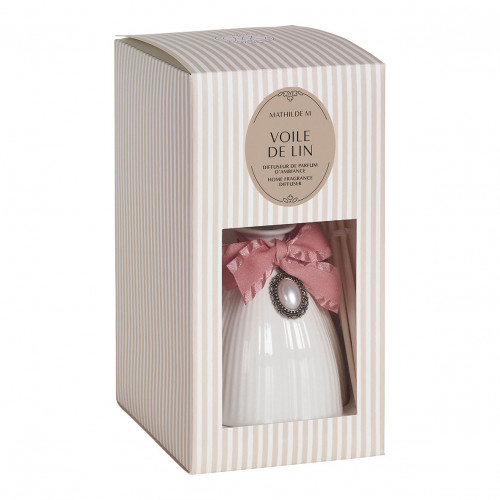 Diffuseur de parfum d'ambiance Marie-Antoinette blanc 200 ml - Voile de Lin
