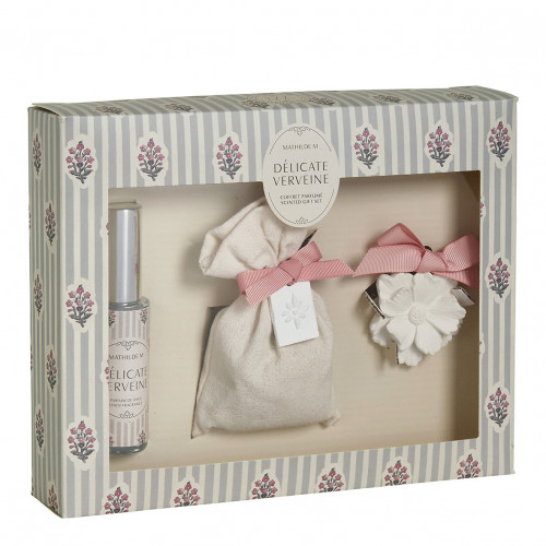 Coffret Soleil de Provence parfum de linge 30 ml et sachet parfumé - Délicate Verveine